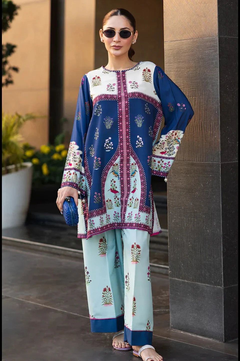 Zaroon Printed Co-Ord Set for Women