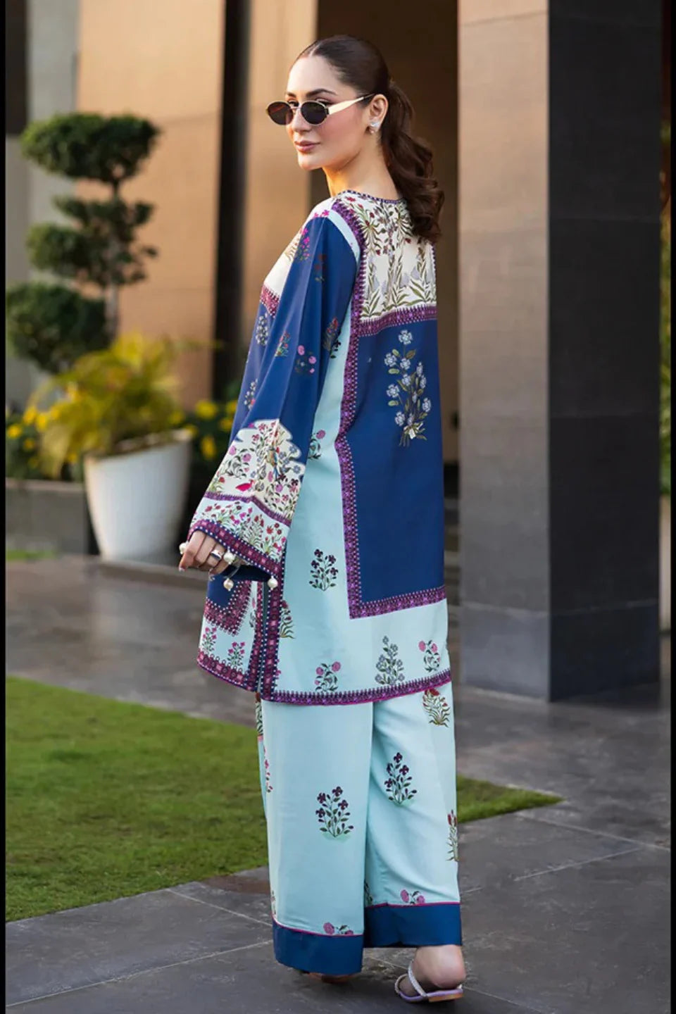 Zaroon Printed Co-Ord Set for Women