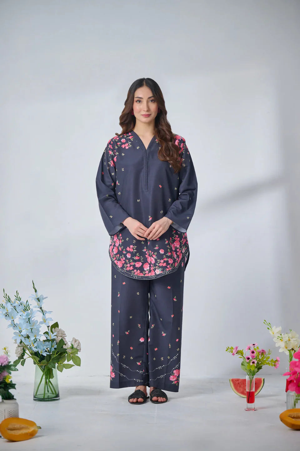 Co-ord Set Ornabelle Kurta Set with Dupatta for Women